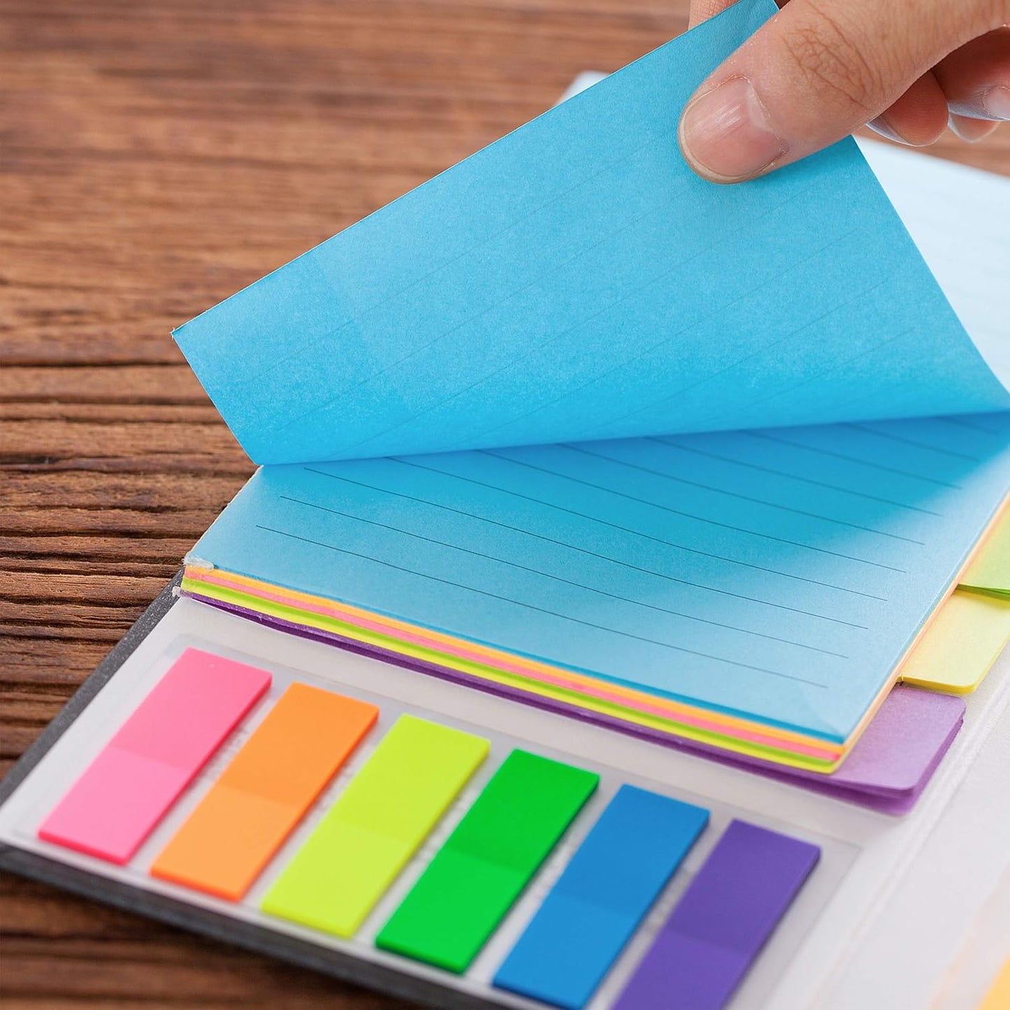 Mr. Pen- Sticky Notes Set, 410 Pack, Ruled, Dotted & Blank Notes | with 150 Index Tabs, Divider Sticky Pads for Bible Study, Office, School, Planning
