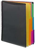 Smead 12 Pocket Poly Project Organizer, Letter Size, 1/3-Cut Tab, Gray with Bright Colors (89207) (Pack of 1)