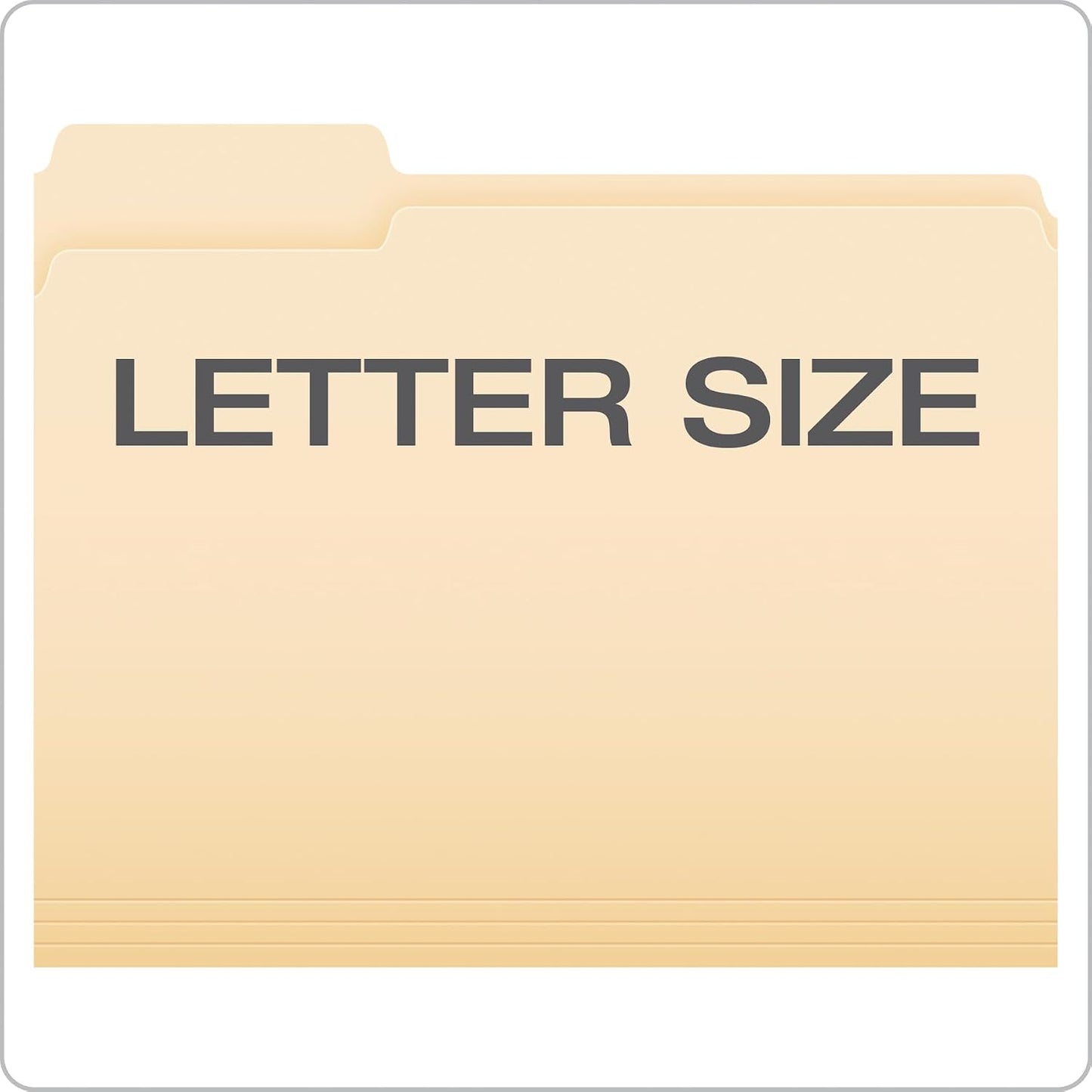 Pendaflex Essentials File Folders, Letter Size, 1/3 Cut, Manila, 250 per Box (752250)