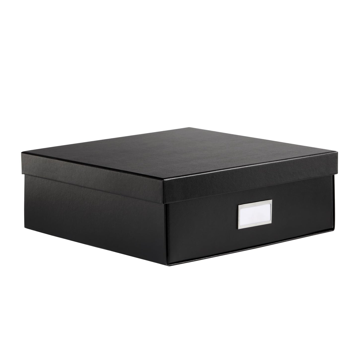 Oxford Keepsake Box, Protective Storage Box, Home and Office Organizer, Photo Storage Box, Souvenir Organizer, Large, 16" x 12" x 4 1/4" (41787)