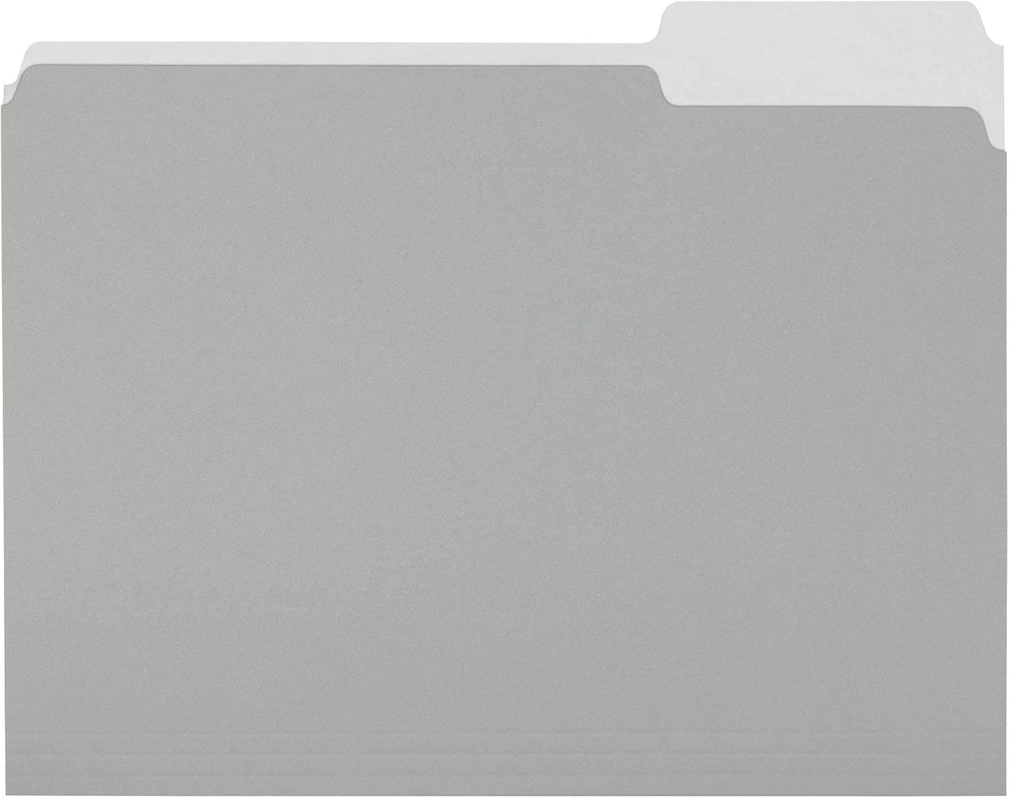 Amazon Basics Manila File Folders, Letter Size, 1/2 Tab in Left and Right Positions, 8.5" x 11", 36-Pack