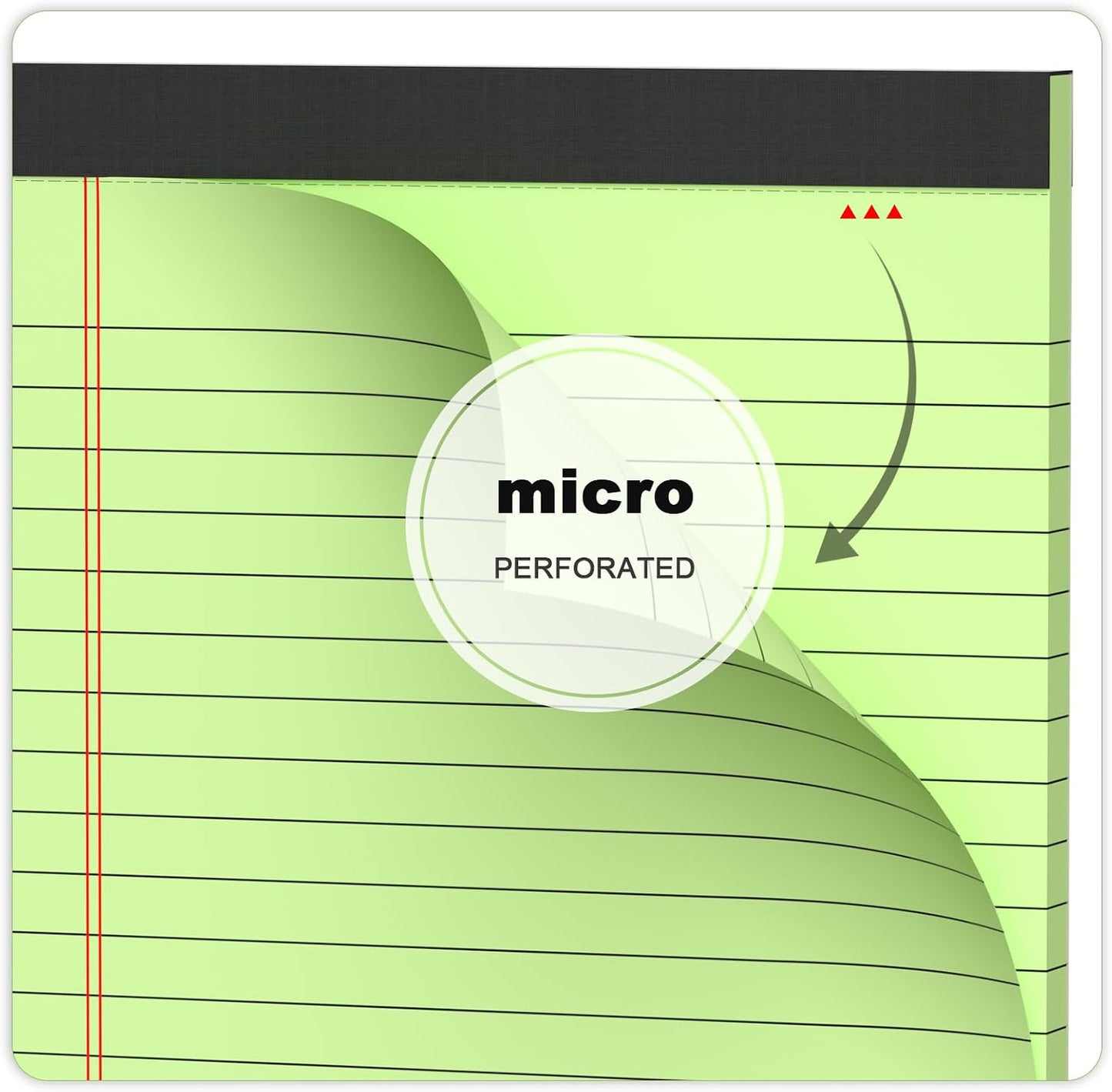 AILZFEI 5pcs Colored Note Pads 5x8 College Ruled Small Legal Pads Paper Notepads 5 Pack Study Back Writing Pads 5 x 8 Paper Pads Perforated Narrow Ruled Pads of Paper 30 Sheets/Pack