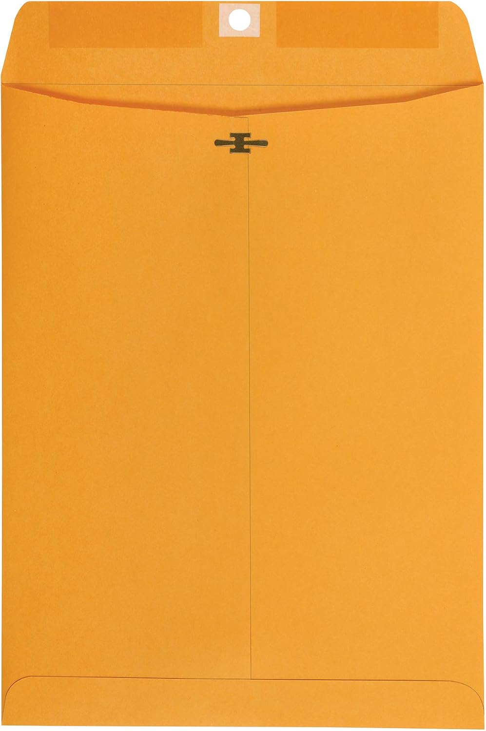 Amazon Basics Clasp Kraft Envelopes for Documents, Gummed Mailing Envelope, 9" x 12", 100-Pack
