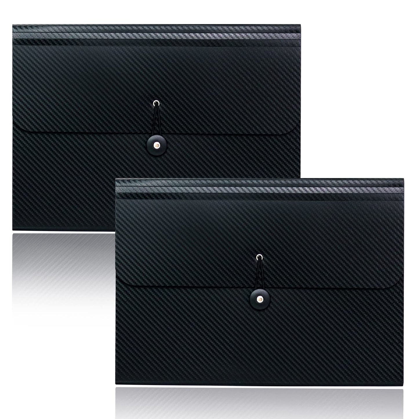 Expanding File Folder with Tabs, 13 Pockets File Organizer Accordion File Holder ，with Elastic Buckles Closure, A4 Paper Document Organizer for Home School Office