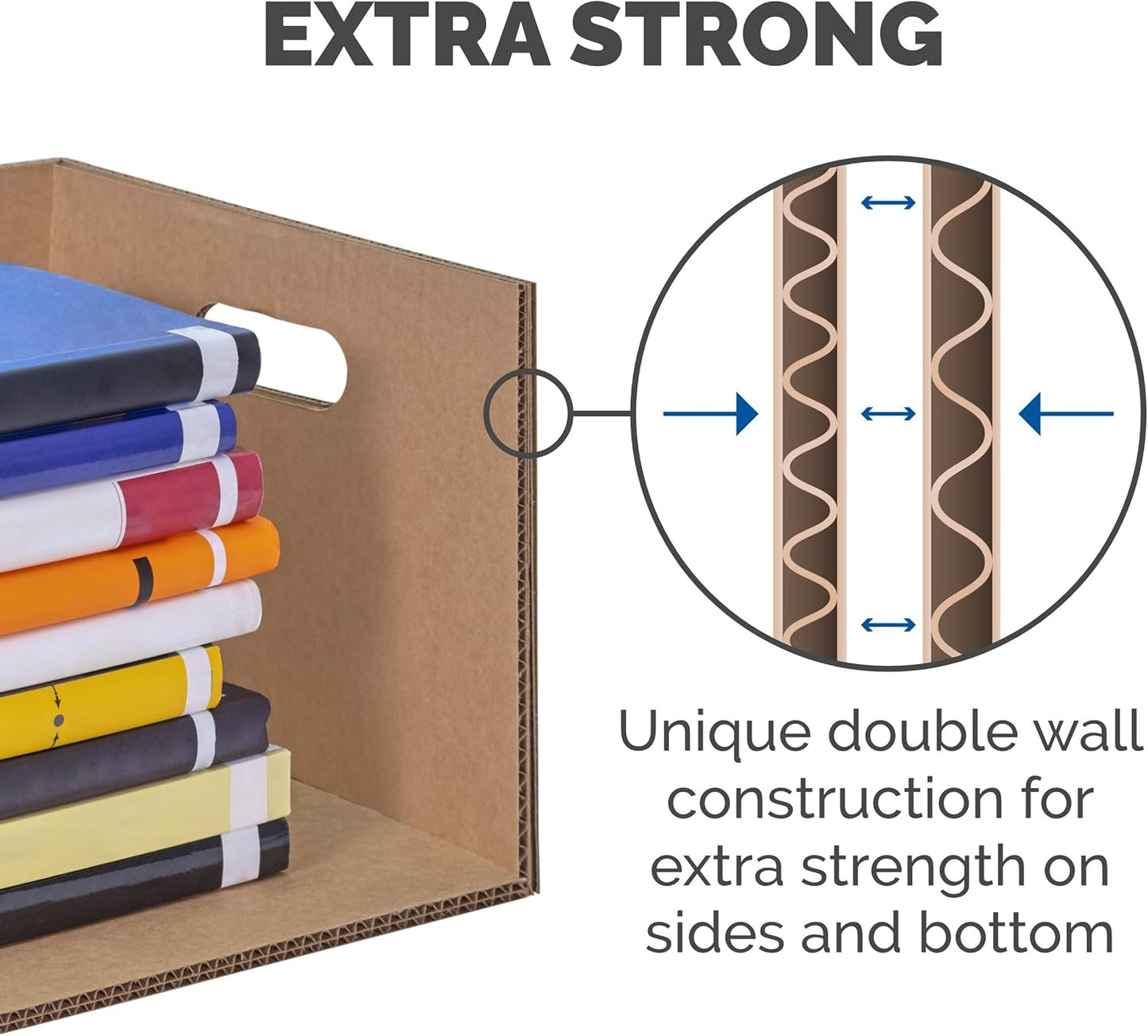 Bankers Box Classic Moving Box 12 Pack Kit, Reinforced Handles, Tape-Free Assembly, Box with Lid, 8 Small and 4 Medium Boxes (7716401) | Take the guesswork out of moving with a mixed box kit built for small, medium, and large household items.