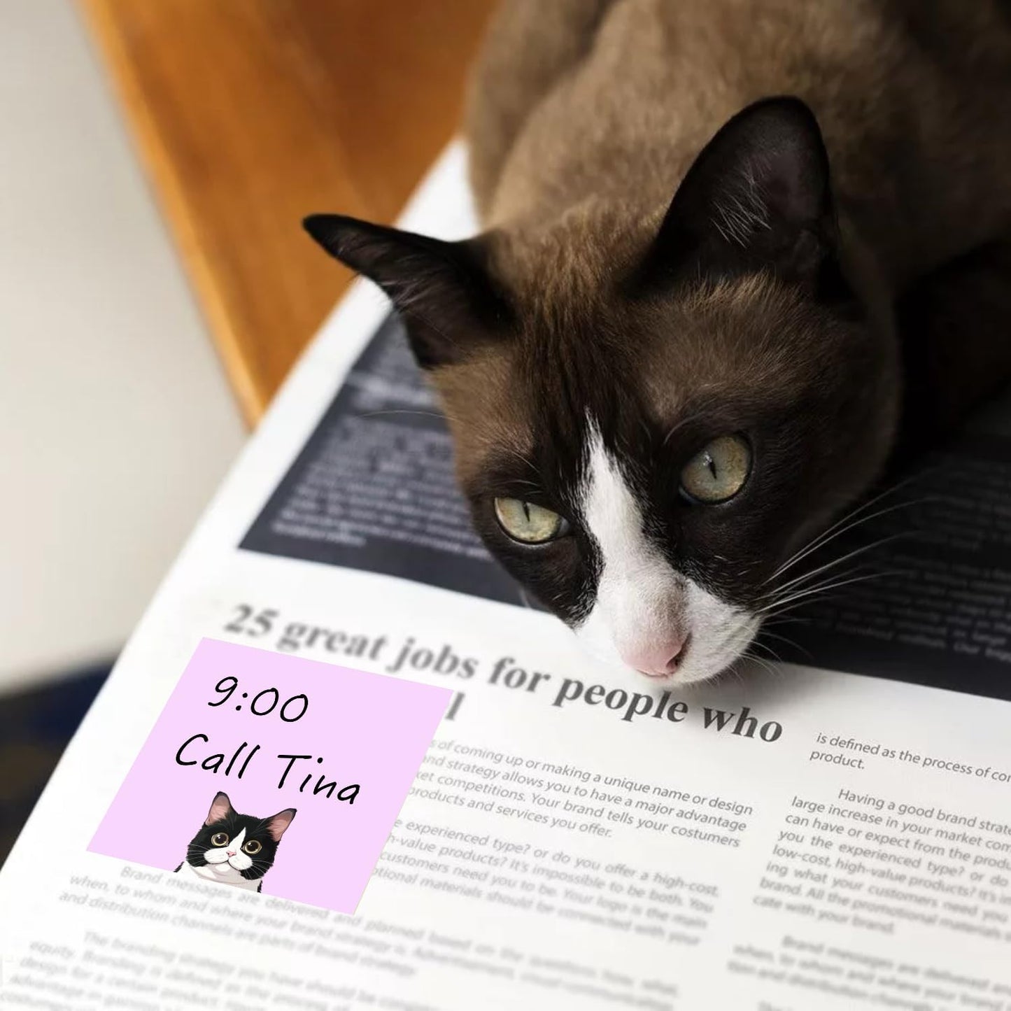 9 Pads Cute Sticky Notes Set, 3" x 3" Black Cat Self Stick Notepads, Funny Sticky Notes Set, Cat Stationery, Kawaii Adhesive Memo Pads, Cat Lover Gifts, Office Decor Desk Accessories, School Supplies