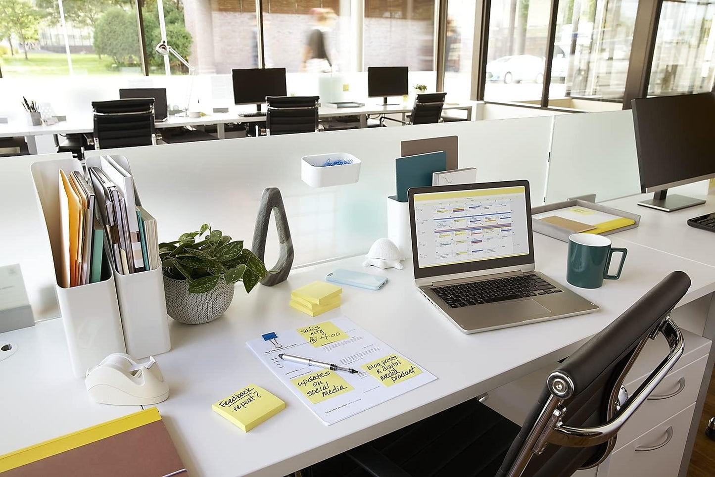 Post-it Notes, 3 x 3 in, The Iconic Canary Yellow Note, 18 Pads | School Supplies and Office Products