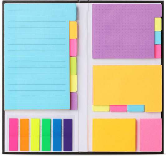 Mr. Pen- Sticky Notes Set, 410 Pack, Ruled, Dotted & Blank Notes | with 150 Index Tabs, Divider Sticky Pads for Bible Study, Office, School, Planning