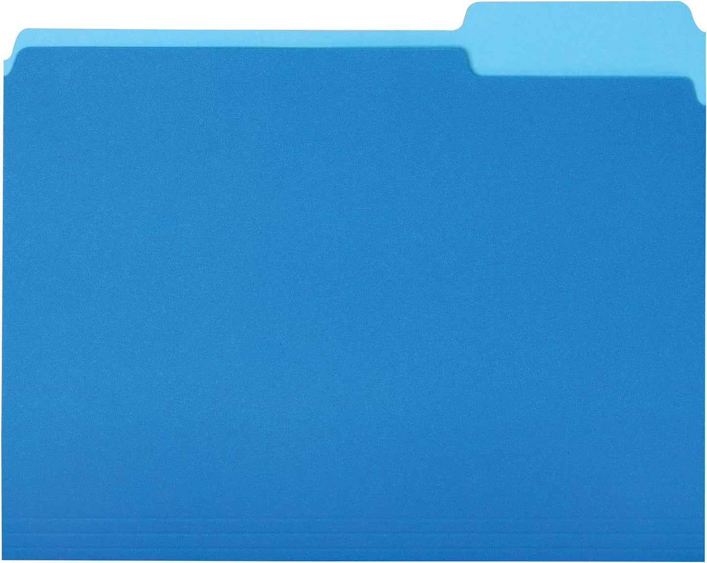 Amazon Basics Manila File Folders, Letter Size, 1/2 Tab in Left and Right Positions, 8.5" x 11", 36-Pack