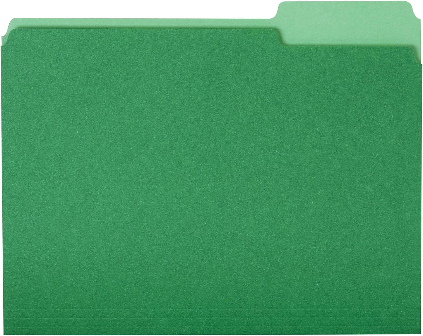 Amazon Basics Manila File Folders, Letter Size, 1/2 Tab in Left and Right Positions, 8.5" x 11", 36-Pack
