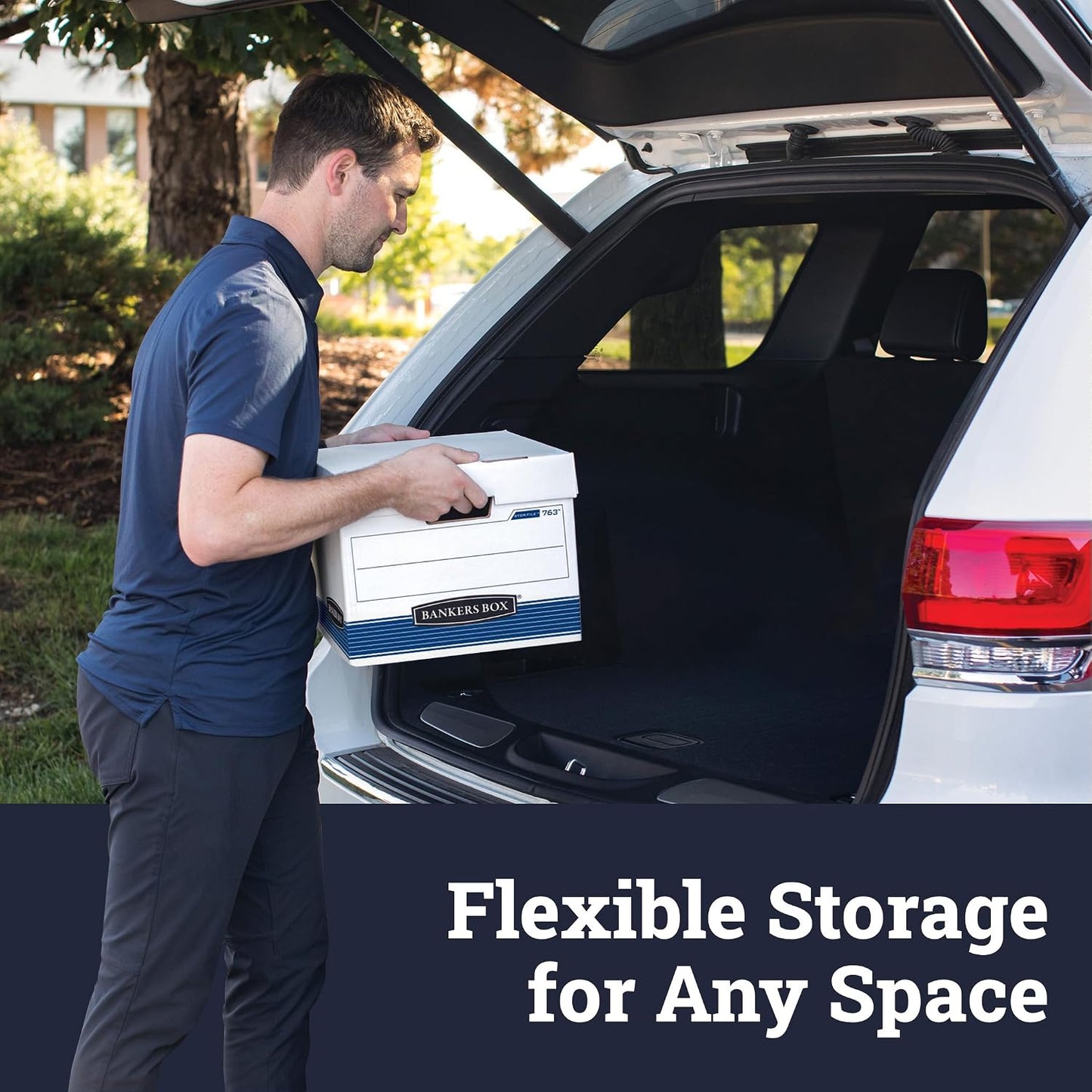 Bankers Box 30-Pack Medium-Duty File Storage Boxes, Letter/Legal, FastFold | Speed through filing with FastFold setup, sturdy stacking, reinforced handles, and dependable document protection.