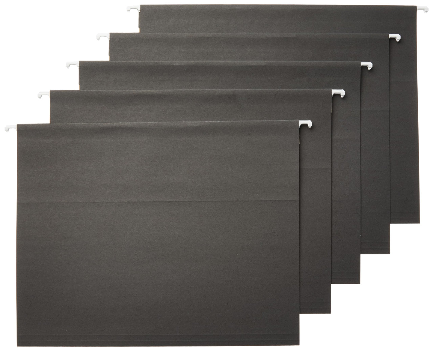 Amazon Basics Hanging File Folders with Adjustable Tabs, Sturdy Expandable Document Organizer, Letter Size 8.5x11 inch, Green, 25-Pack